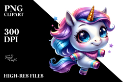 Vibrant Cute Unicorn PNG Product Image 2