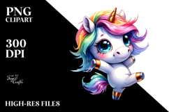 Vibrant Cute Unicorn PNG Product Image 2