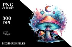 Colorful Magical Celestial Mushroom Product Image 3