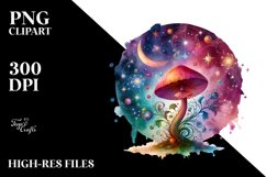 Magical Mushroom Clipart Product Image 3