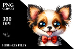 Cute Chihuahua with Big Eyes PNG Product Image 2