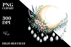 Half Moon with Hanging Eggs PNG Product Image 2