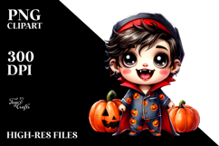 Vibrant Funny Vampire PNG Product Image 2