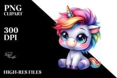 Baby Unicorn Transparent PNG Product Image 2