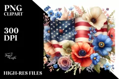 Detailed Flowers USA Colors Product Image 3