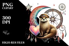 Boho Baby Otter PNG Product Image 2