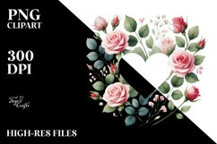 Simple Watercolor Heart PNG Product Image 2