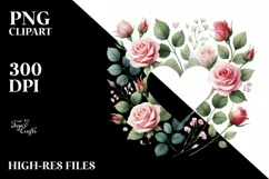 Simple Watercolor Heart PNG Product Image 2