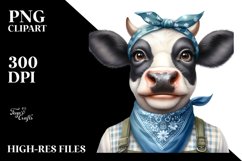 Cow Enthusiastic Housewife Bandana Cow Product Image 3