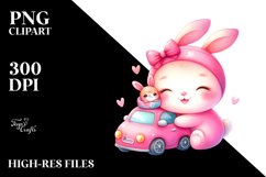 Smiling Baby Rabbit PNG Product Image 2