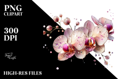 Orchid Material PNG Product Image 2