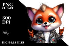 Energetic Baby Fox, PNG Product Image 2