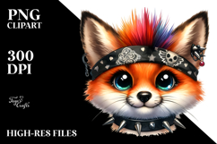 Energetic Baby Fox, PNG Product Image 2