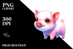 Vibrant Pig Drawing, Transparent PNG Product Image 2