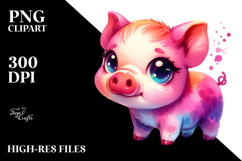 Baby Pig with Big Eyes PNG Product Image 2