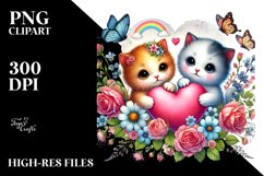 Adorned Baby Cat PNG Product Image 2