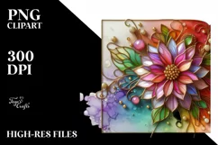 Watercolor Luxury Flower Splash Clipart Product Image 3