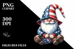 Detailed Gnome Watercolor Art | USA Collors Product Image 1