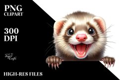 Crazy Furr Watercolor | Sublimation | Clipart Product Image 3