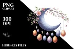 Half Moon with Hanging Eggs PNG Product Image 2