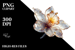 Glossy Narcissus in Material, PNG Product Image 2