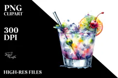Colorful Creative Cocktails, Transparent PNG Product Image 2