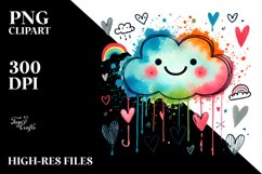 Scribbled Cloud PNG Product Image 2