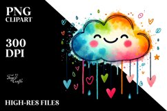 Smiling Washed Cloud, Transparent PNG Product Image 2
