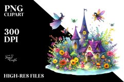 Vibrant Fairy Halloween Scene | Clipart Product Image 3
