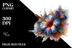 Abstract Artistic Petunia Insertions Clipart Product Image 3