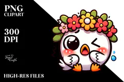 Bird with Sunglasses, Transparent PNG Product Image 2