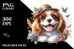 Baby Cavalier King Charles Spaniel, Transparent PNG Product Image 2