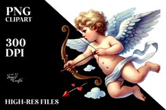 Watercolor Cupid PNG Product Image 2