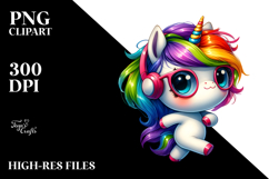Funny Dancing Unicorn PNG Product Image 2