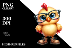 Chicken Big Shoes Standing Up | Sublimation | Clipart Product Image 2
