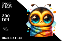 Cute Baby Bee with Blanket PNG Product Image 2