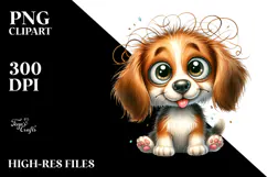 Watercolor Cute Beagle, Transparent PNG Product Image 2