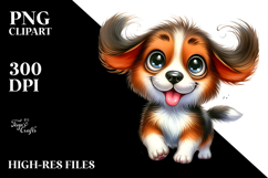 Cute Beagle with Big Eyes PNG Product Image 2
