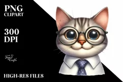 Expressive Big Eyes Caricature | Sublimation Clipart Product Image 3