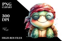 Smiling Turtle, Transparent PNG Product Image 2