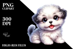 Happy Bichpoo, Transparent PNG Product Image 2