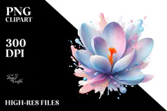 Glossy Crocus Illustration, Transparent PNG Product Image 2