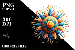 Whimsical Sun Clipart Product Image 2