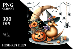 Watercolor Duck for Halloween Product Image 2