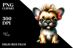 Expressive French Bulldog Watercolor Product Image 2