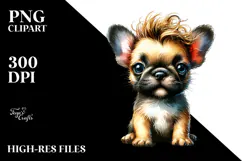 Expressive French Bulldog Watercolor Product Image 2