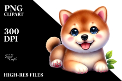Baby Shiba Inu Watercolor PNG Product Image 2