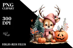 Baby Halloween Elk PNG Product Image 2