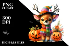 Baby Halloween Elk PNG Product Image 2