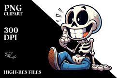 Goofy Skeleton with Beachwear, Transparent PNG Product Image 2